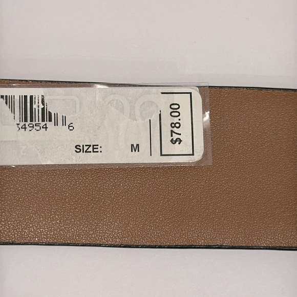 Michael Kors Reversible Croc-Embossed Black Brown Belt (size medium) - Picture 7 of 7